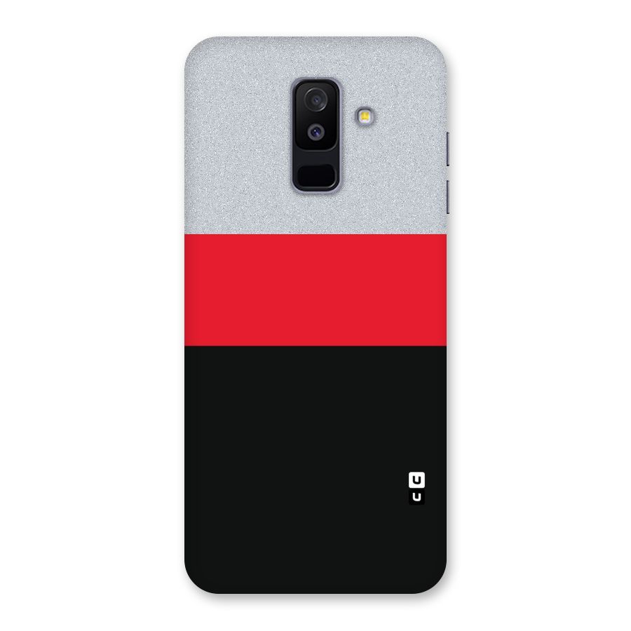 Cool Melange Stripe Back Case for Galaxy A6 Plus