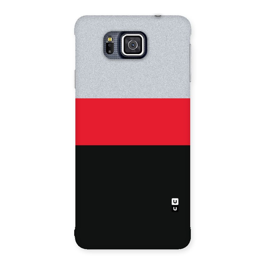 Cool Melange Stripe Back Case for Galaxy Alpha