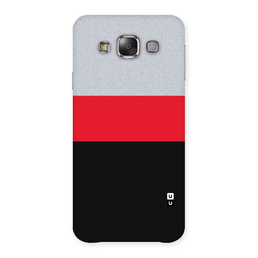 Cool Melange Stripe Back Case for Galaxy E7