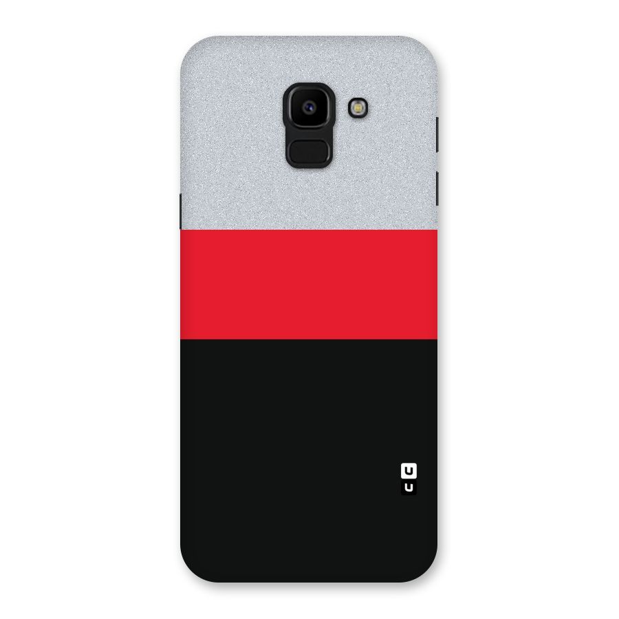 Cool Melange Stripe Back Case for Galaxy J6