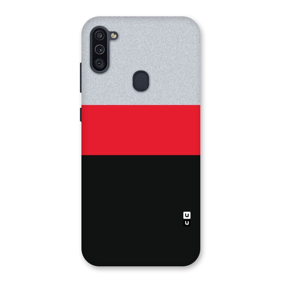 Cool Melange Stripe Back Case for Galaxy M11
