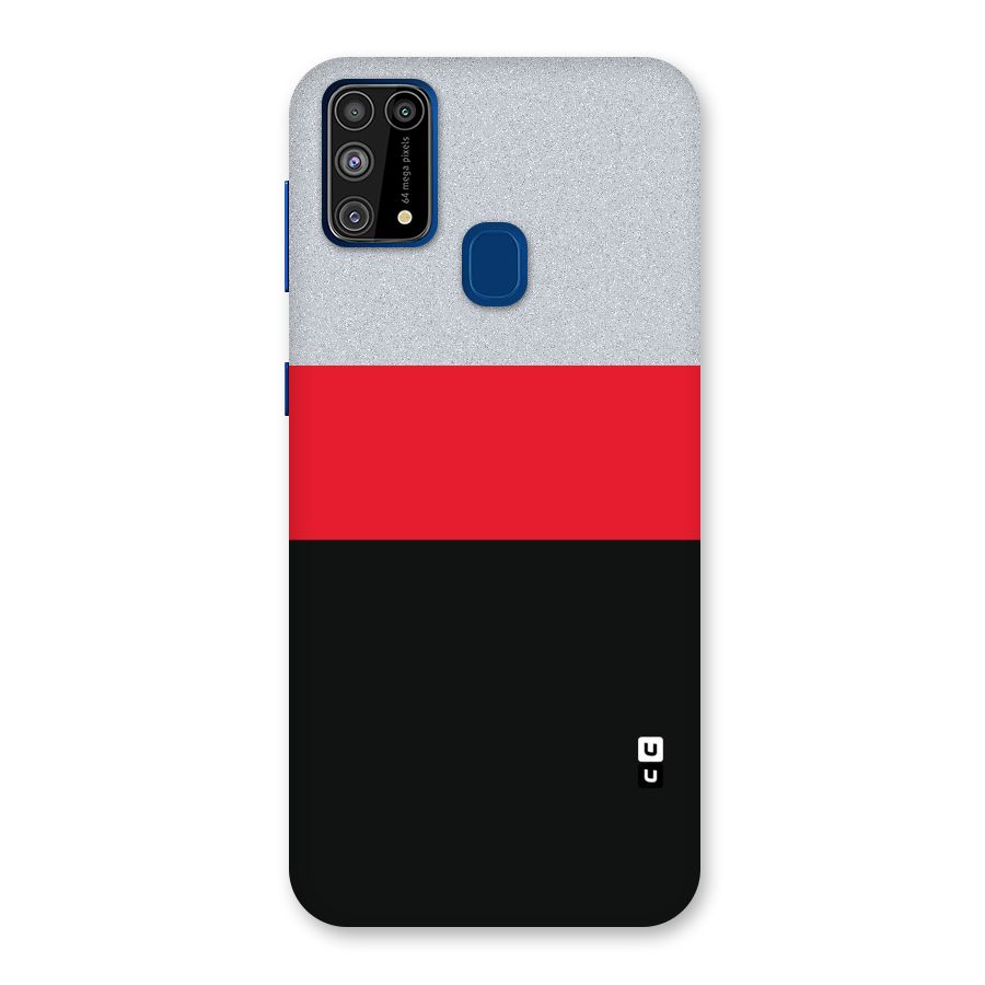 Cool Melange Stripe Back Case for Galaxy M31