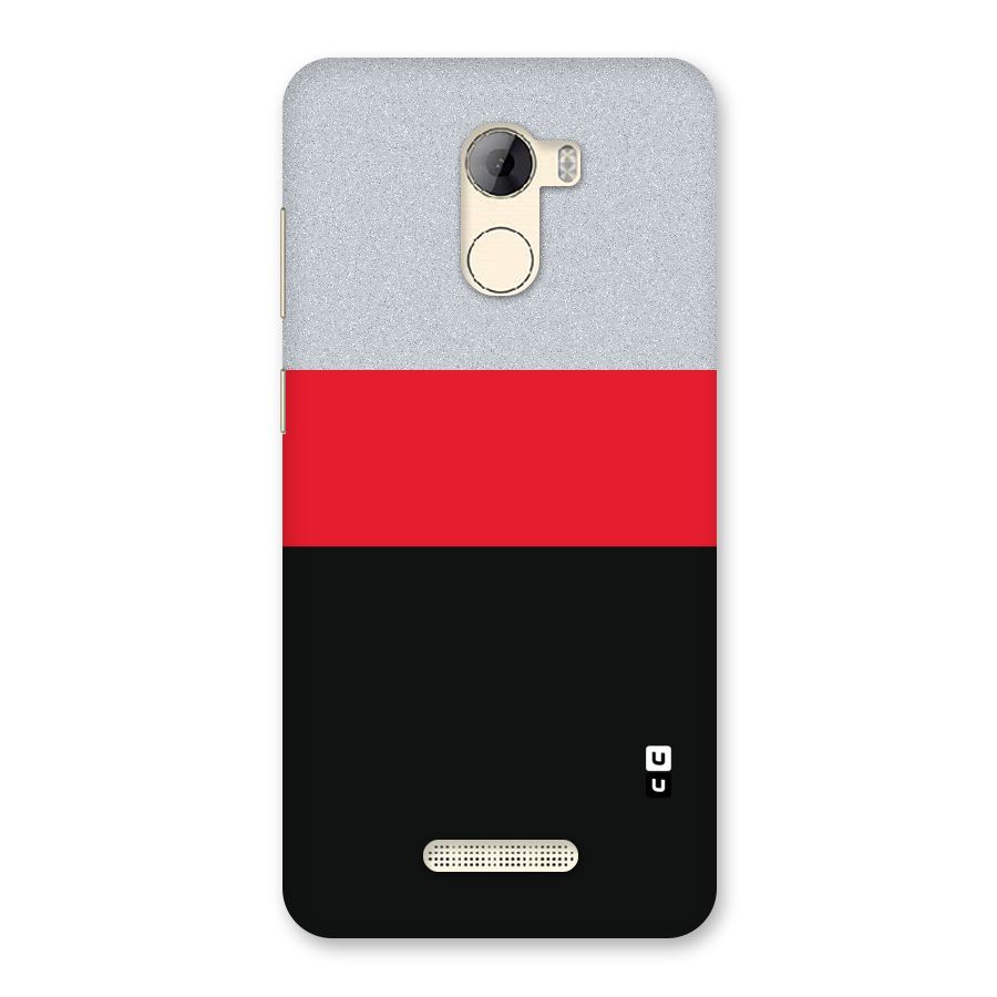 Cool Melange Stripe Back Case for Gionee A1 LIte