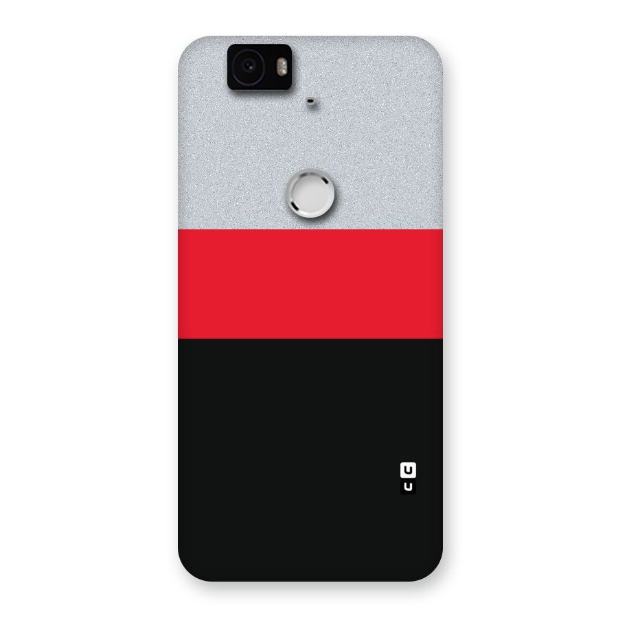 Cool Melange Stripe Back Case for Google Nexus-6P