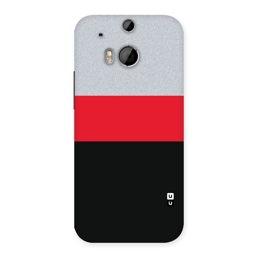 Cool Melange Stripe Back Case for HTC One M8