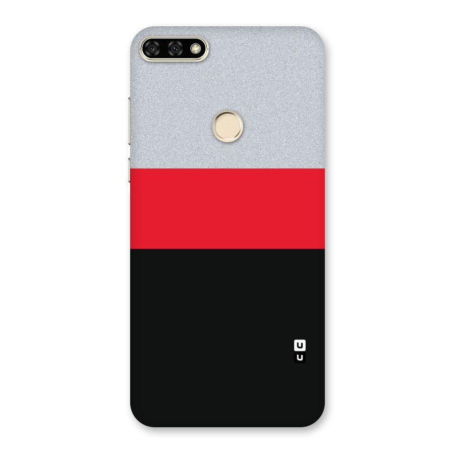 Cool Melange Stripe Back Case for Honor 7A