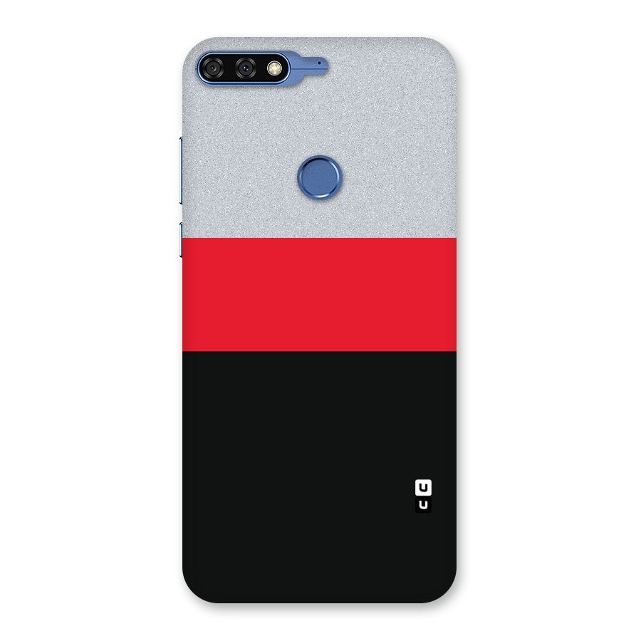 Cool Melange Stripe Back Case for Honor 7C