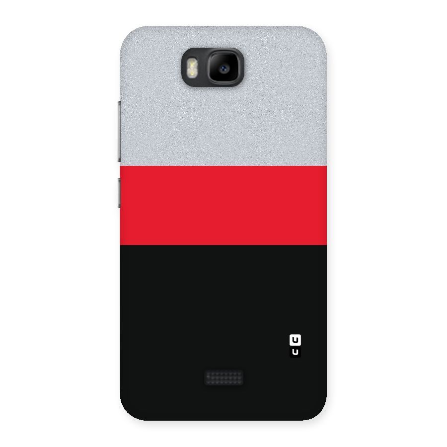 Cool Melange Stripe Back Case for Honor Bee