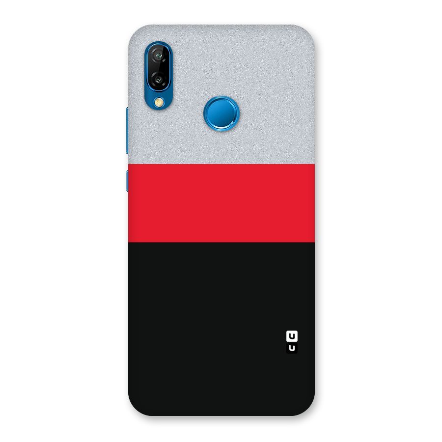 Cool Melange Stripe Back Case for Huawei P20 Lite