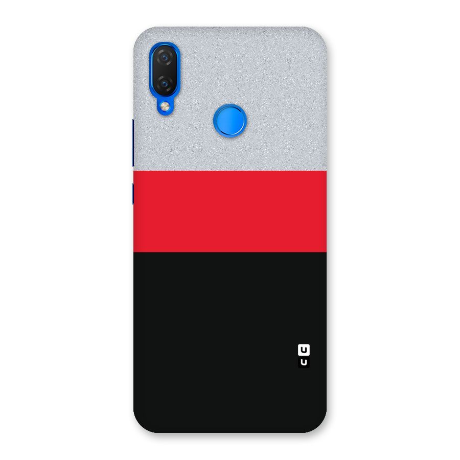 Cool Melange Stripe Back Case for Huawei P Smart+