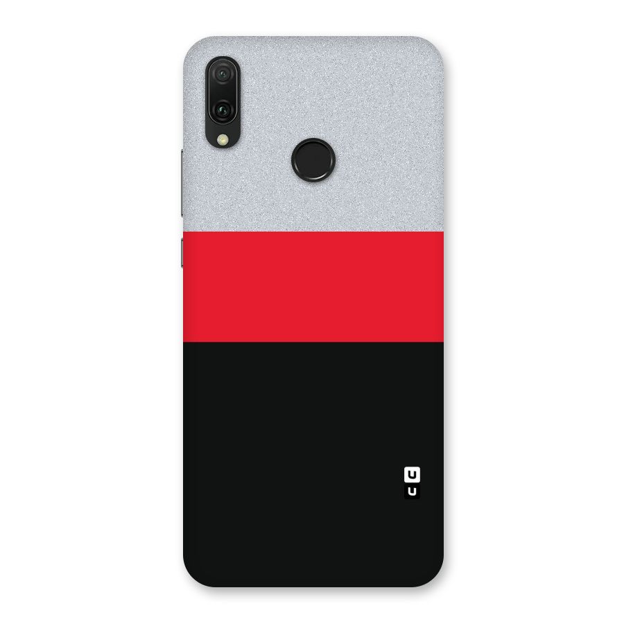 Cool Melange Stripe Back Case for Huawei Y9 (2019)
