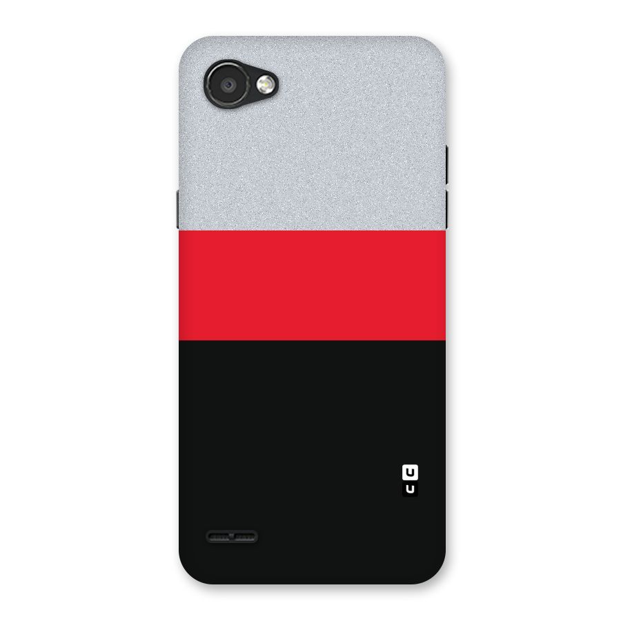 Cool Melange Stripe Back Case for LG Q6