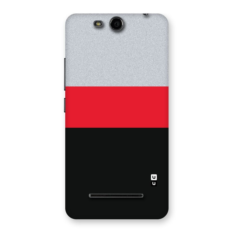 Cool Melange Stripe Back Case for Micromax Canvas Juice 3 Q392