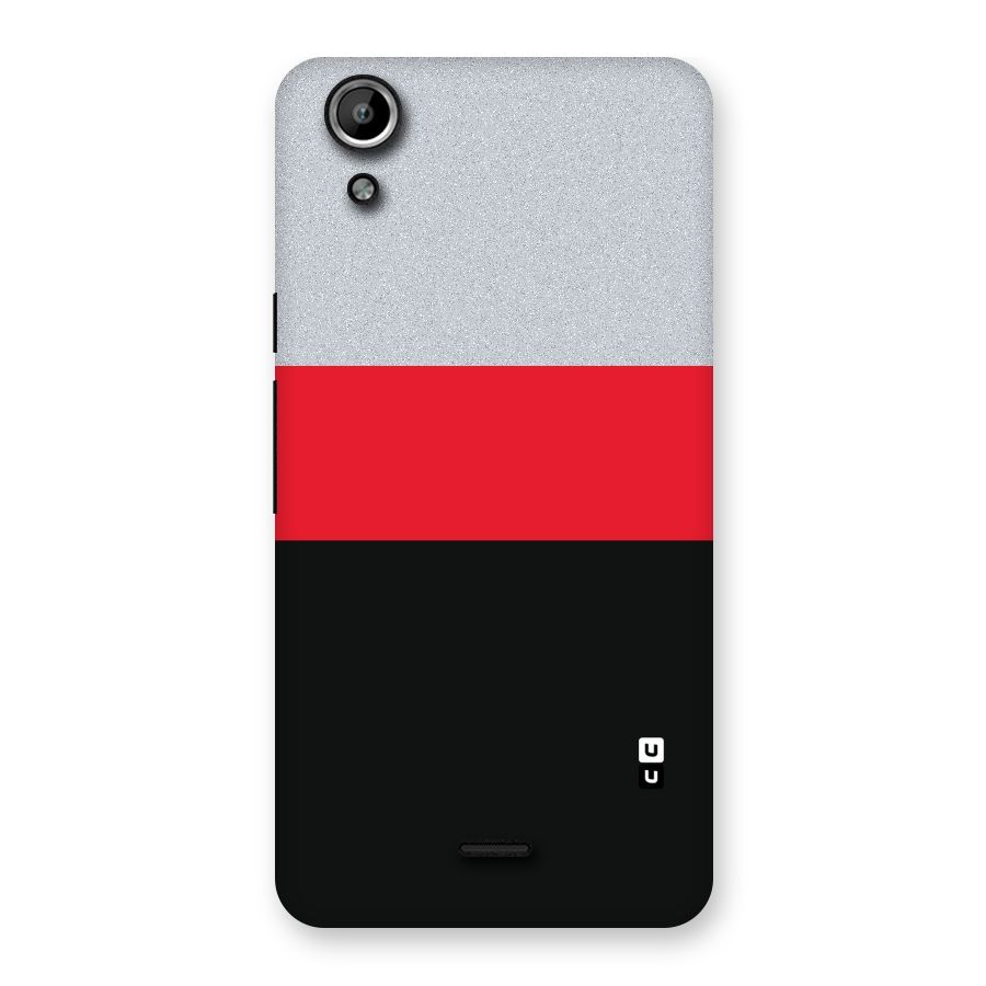 Cool Melange Stripe Back Case for Micromax Canvas Selfie Lens Q345