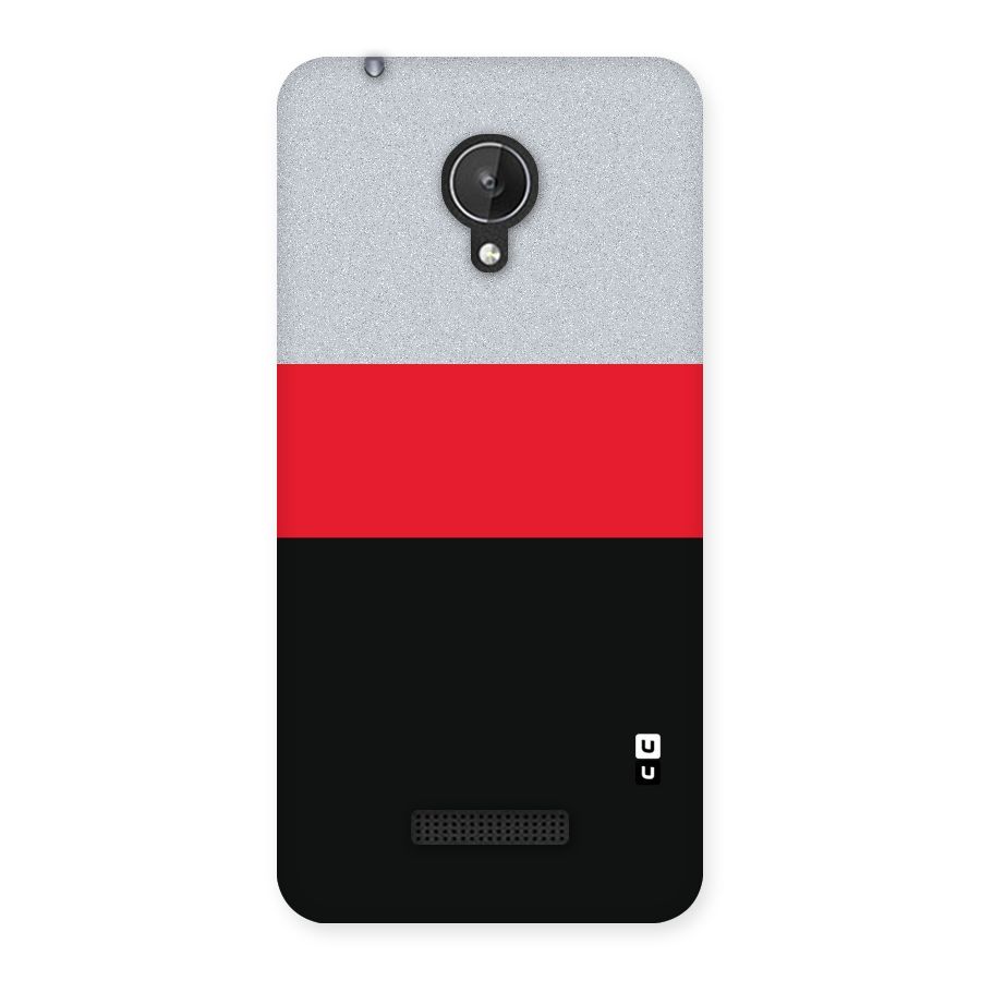 Cool Melange Stripe Back Case for Micromax Canvas Spark Q380
