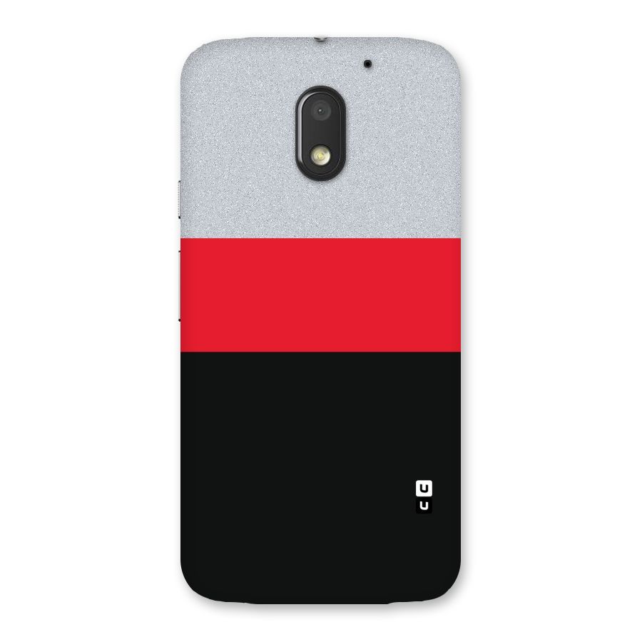 Cool Melange Stripe Back Case for Moto E3 Power