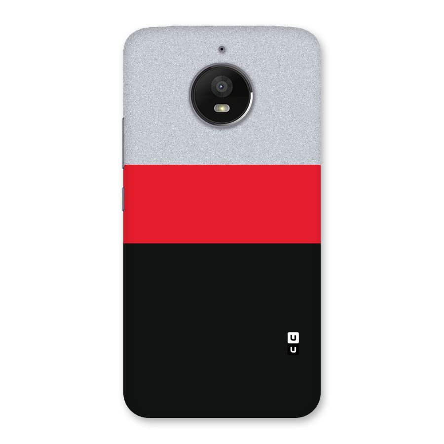 Cool Melange Stripe Back Case for Moto E4 Plus