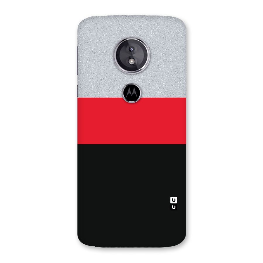 Cool Melange Stripe Back Case for Moto E5