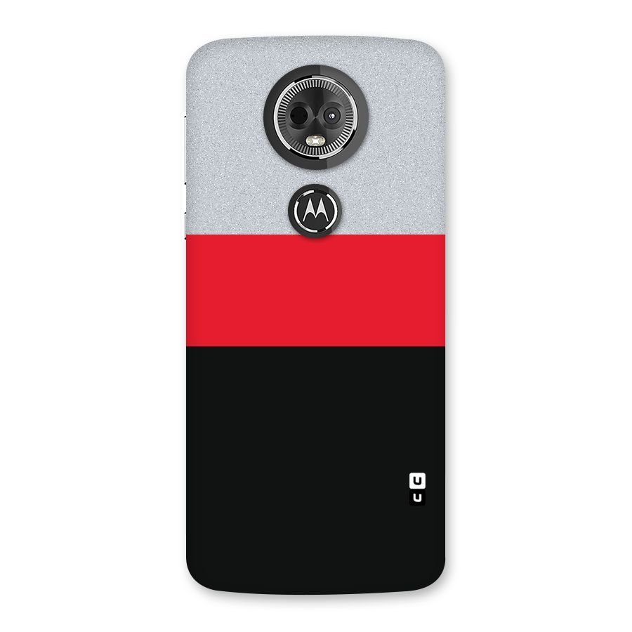 Cool Melange Stripe Back Case for Moto E5 Plus
