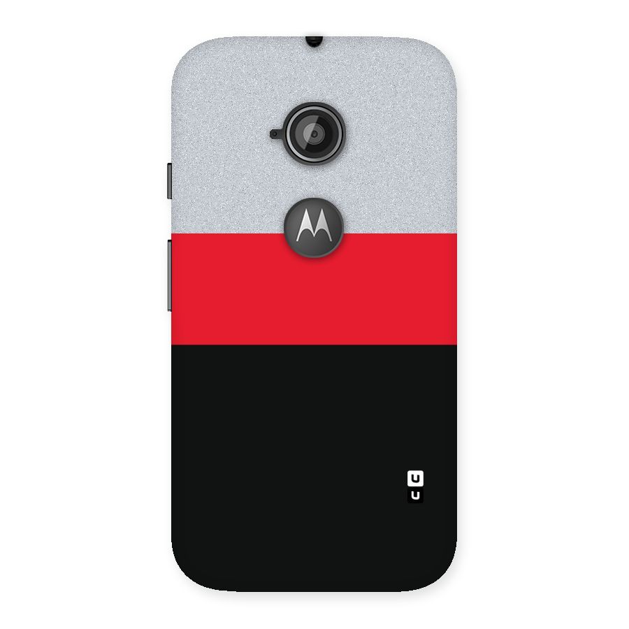 Cool Melange Stripe Back Case for Moto E 2nd Gen