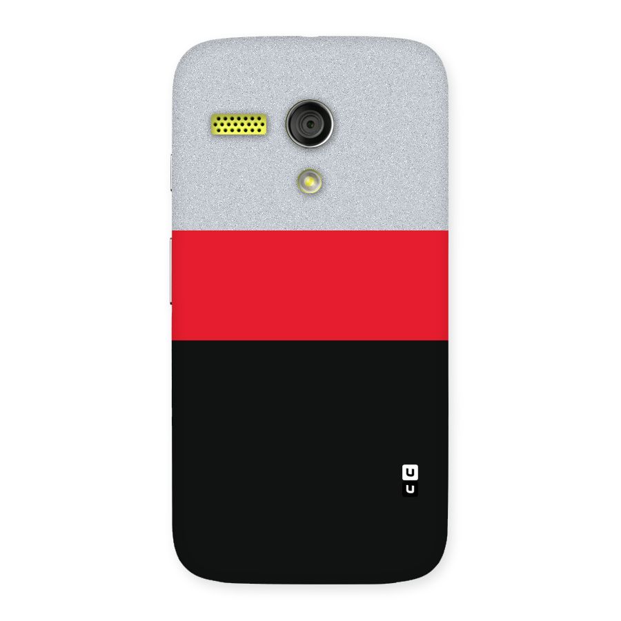 Cool Melange Stripe Back Case for Moto G