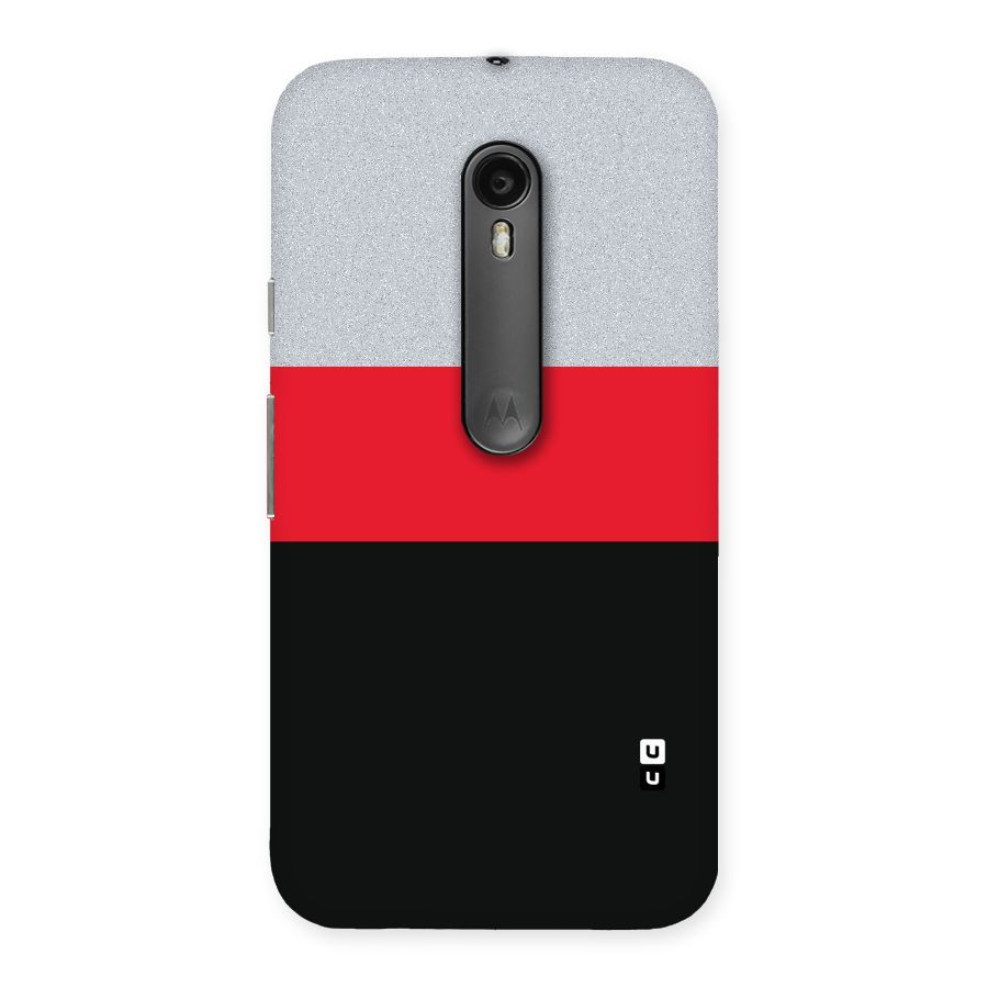 Cool Melange Stripe Back Case for Moto G3