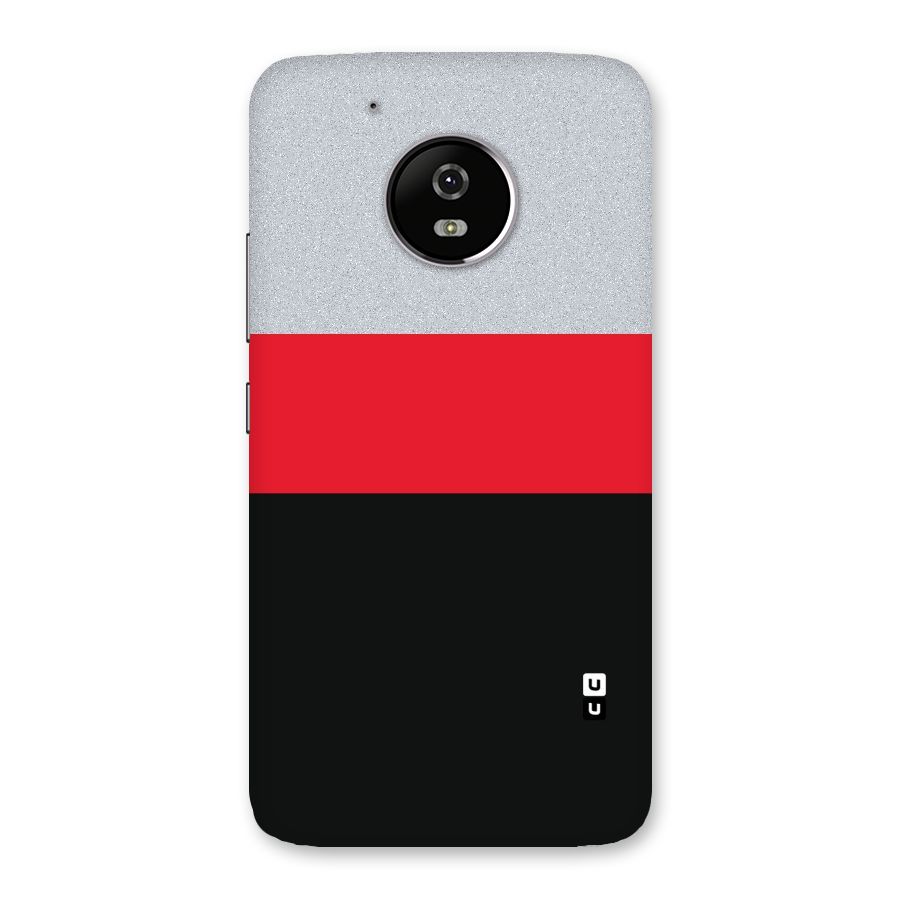 Cool Melange Stripe Back Case for Moto G5