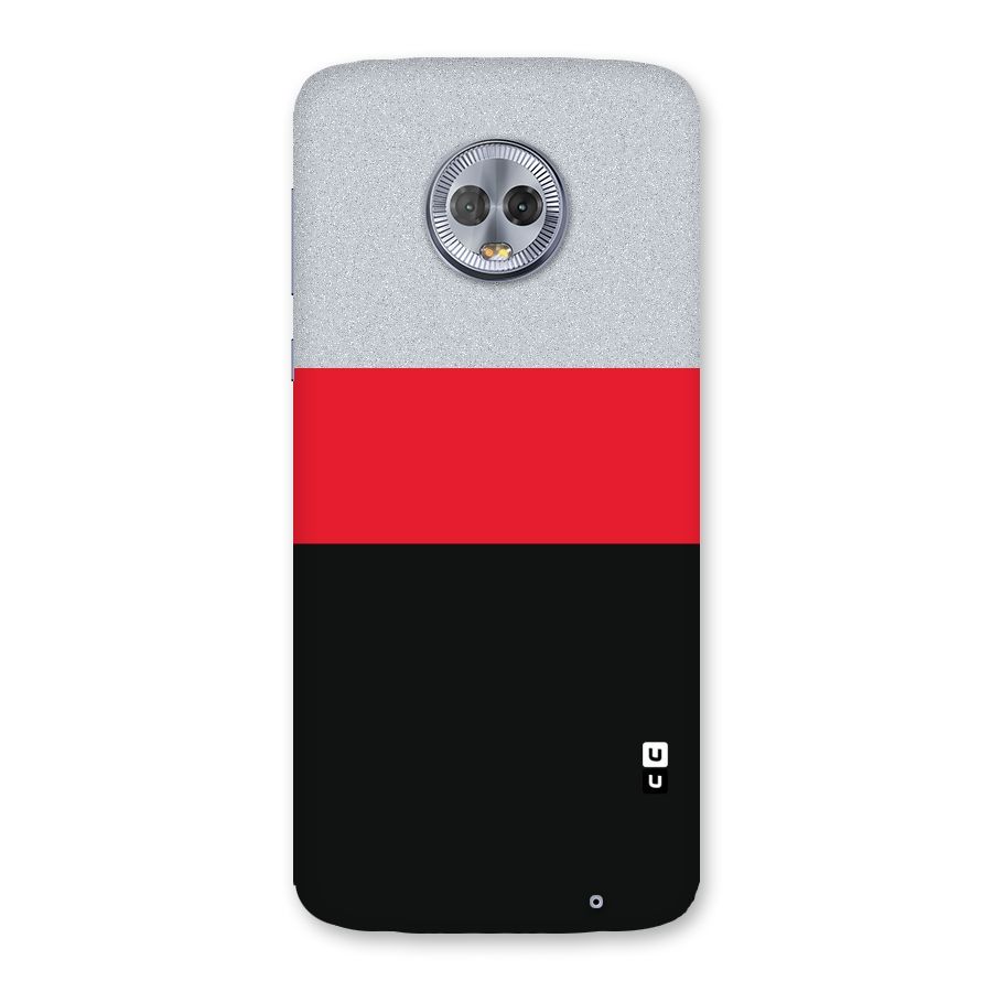 Cool Melange Stripe Back Case for Moto G6 Plus