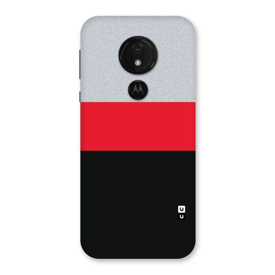 Cool Melange Stripe Back Case for Moto G7 Power