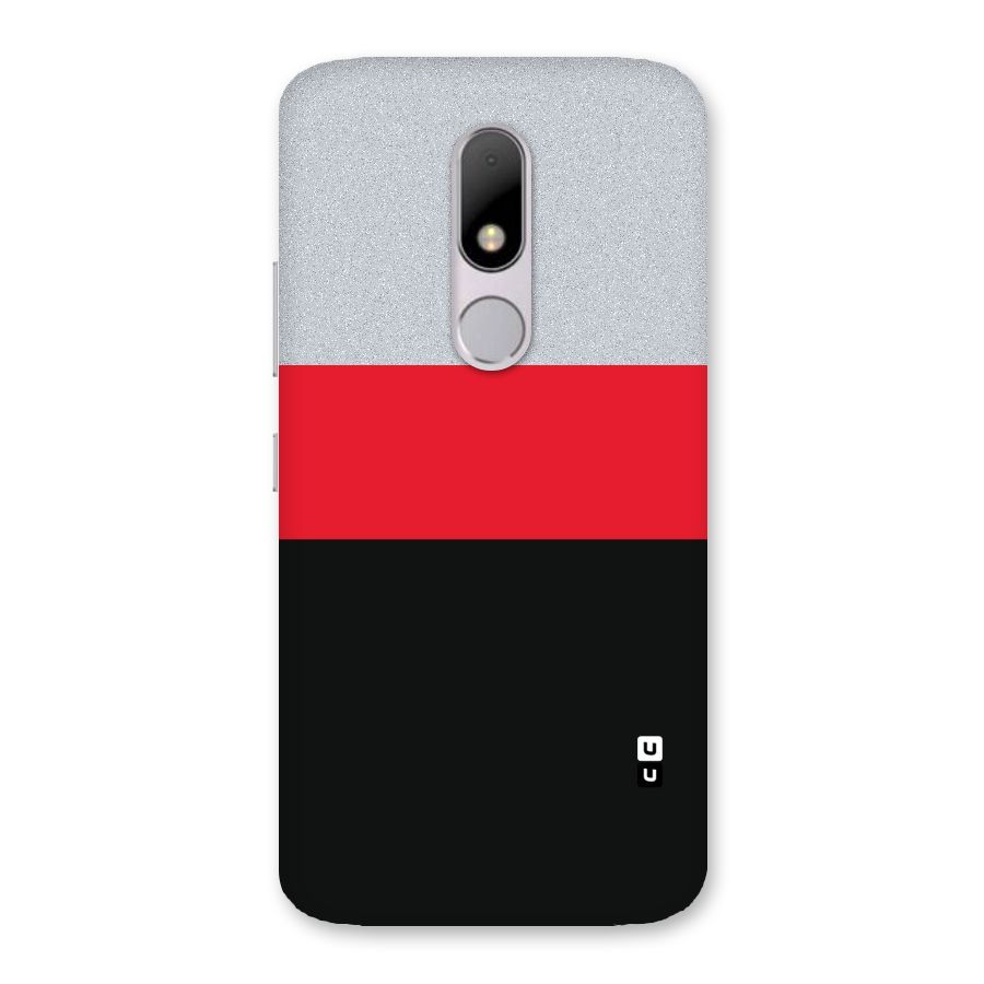 Cool Melange Stripe Back Case for Moto M
