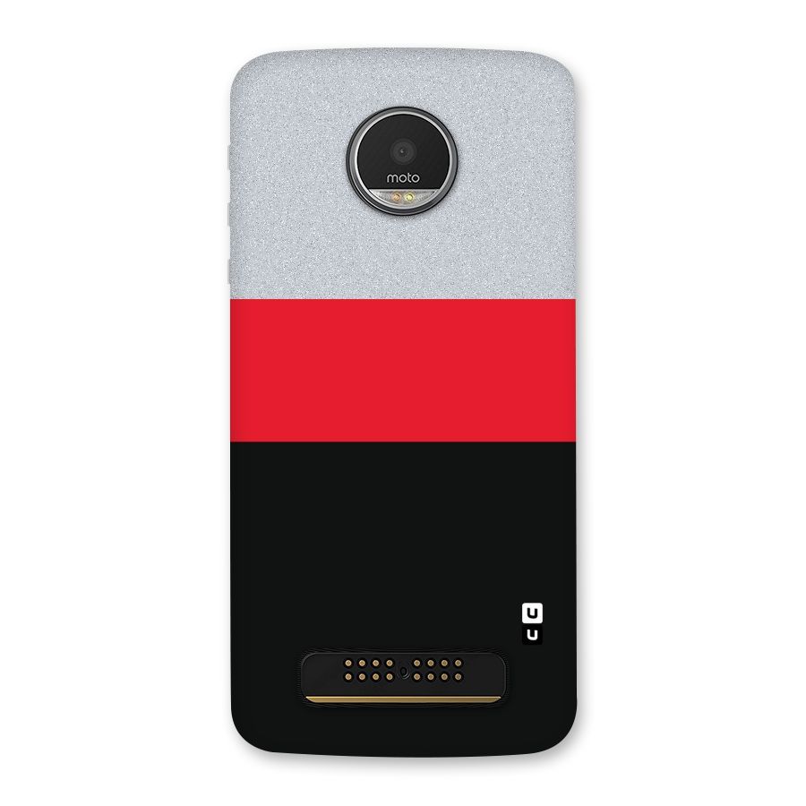 Cool Melange Stripe Back Case for Moto Z Play