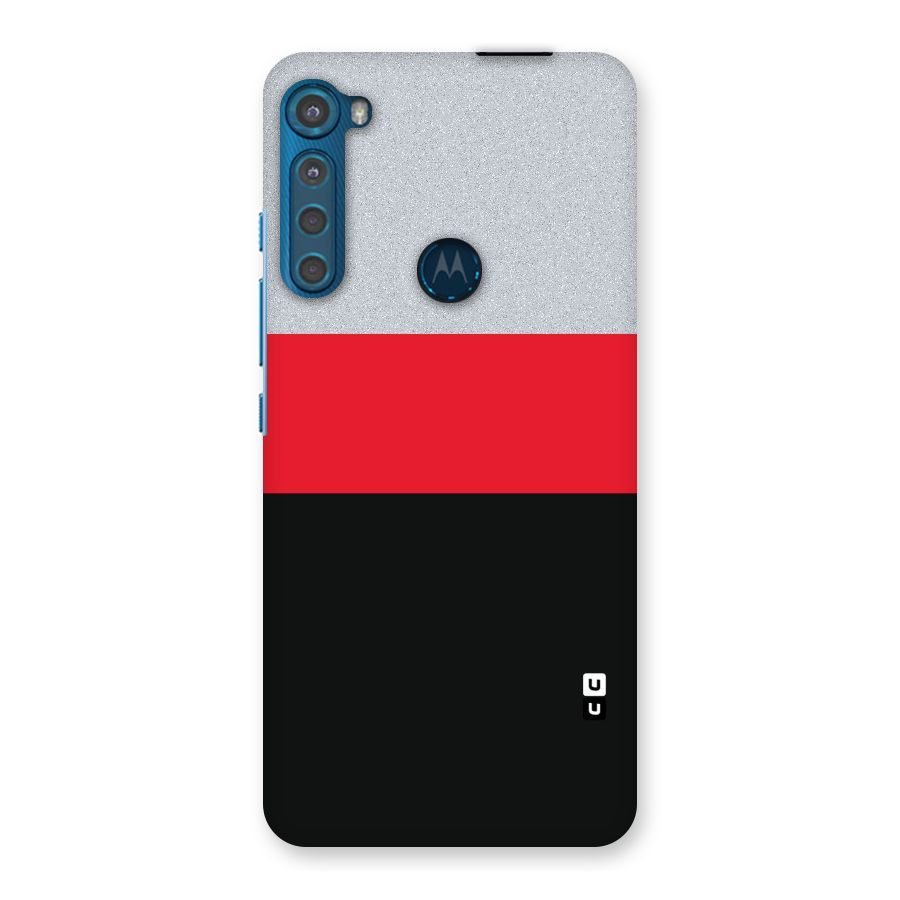 Cool Melange Stripe Back Case for Motorola One Fusion Plus