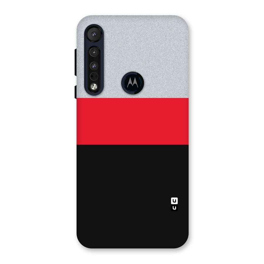 Cool Melange Stripe Back Case for Motorola One Macro