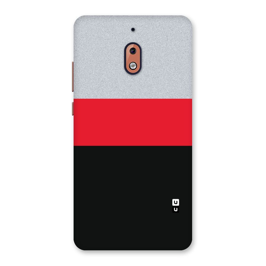Cool Melange Stripe Back Case for Nokia 2.1