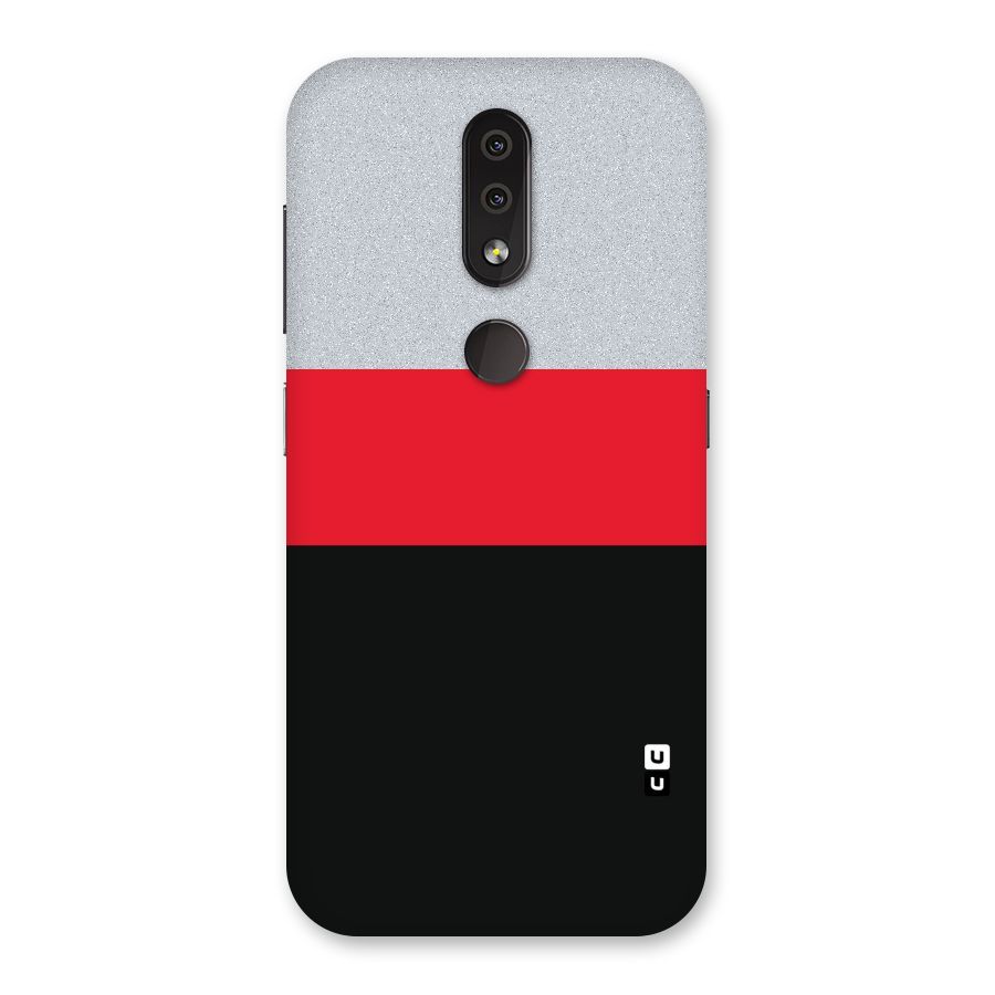 Cool Melange Stripe Back Case for Nokia 4.2
