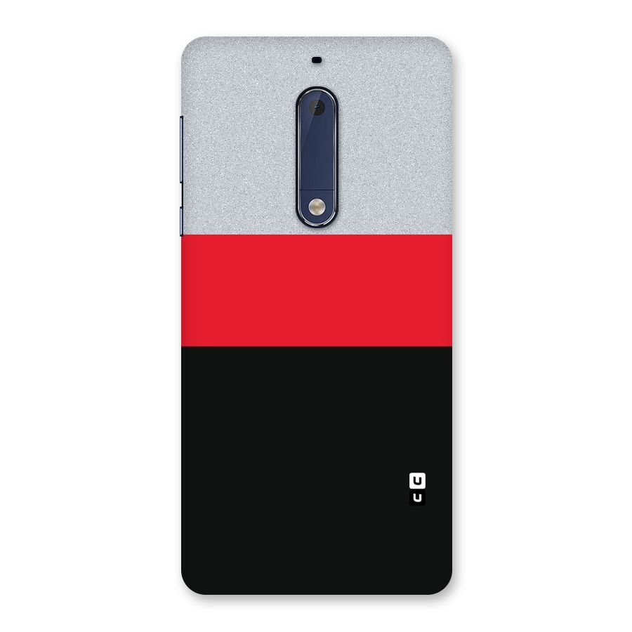 Cool Melange Stripe Back Case for Nokia 5