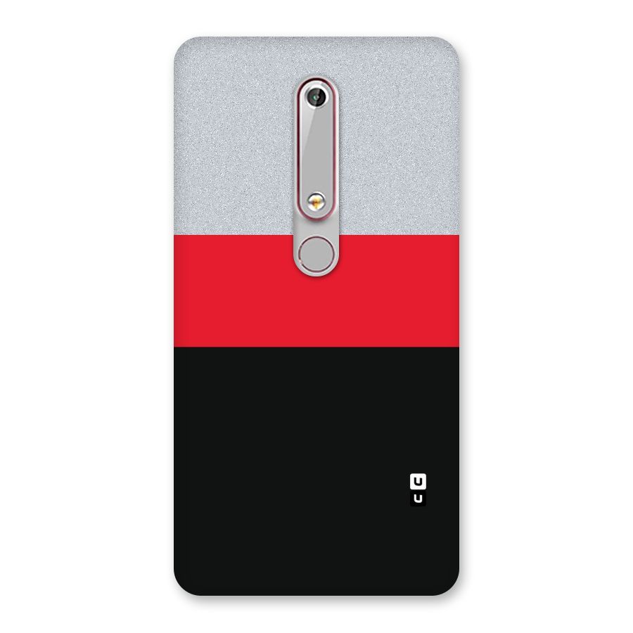 Cool Melange Stripe Back Case for Nokia 6.1