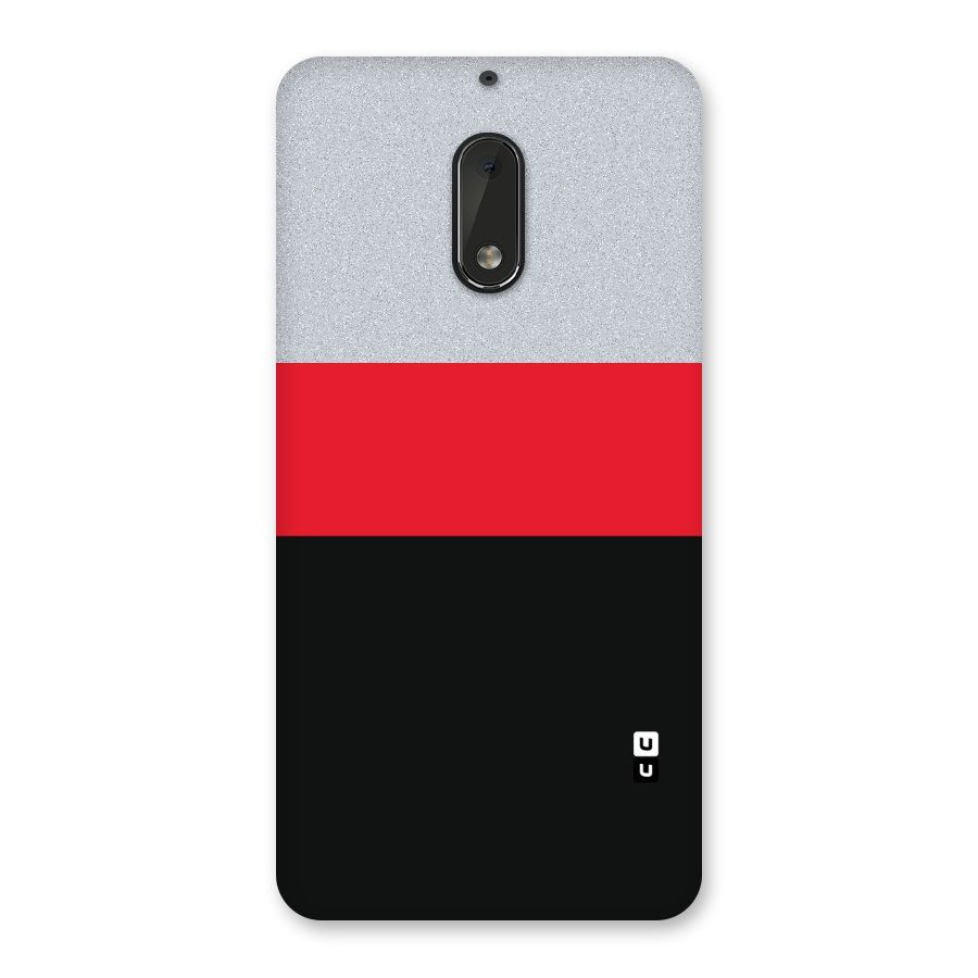 Cool Melange Stripe Back Case for Nokia 6