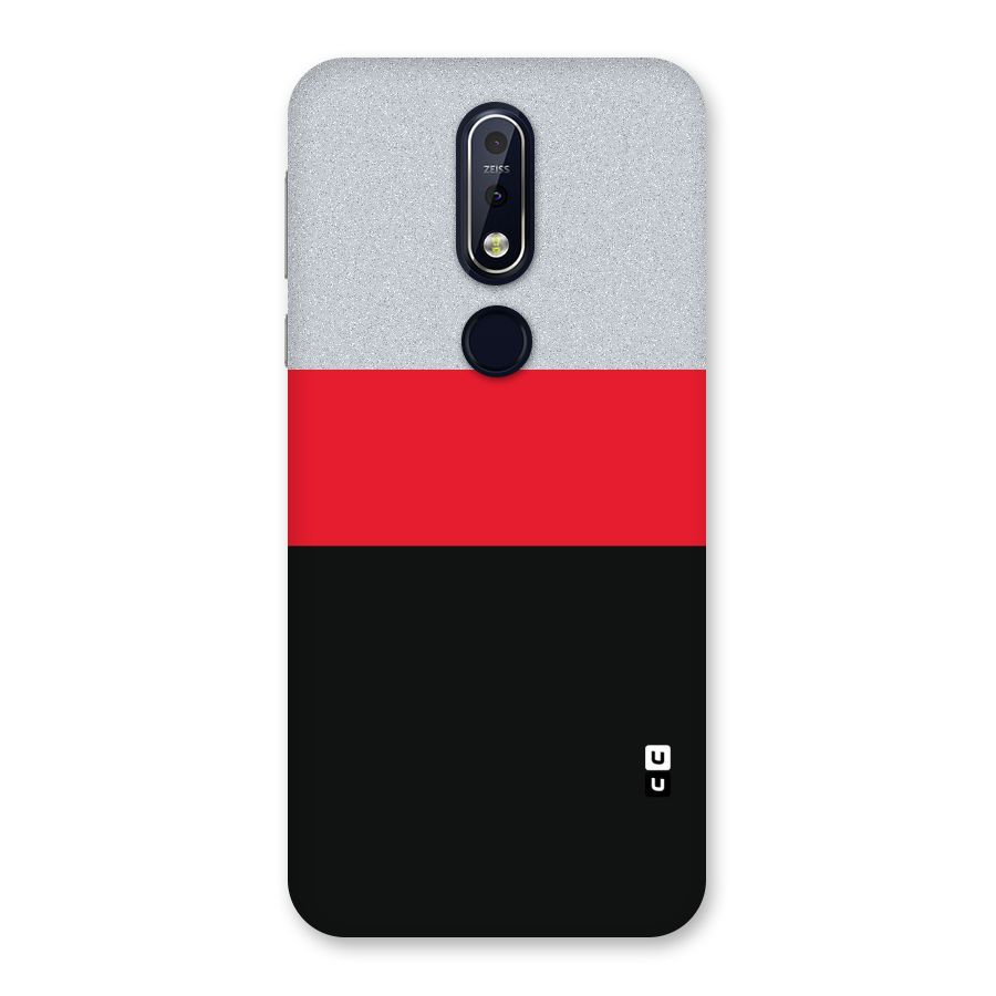 Cool Melange Stripe Back Case for Nokia 7.1