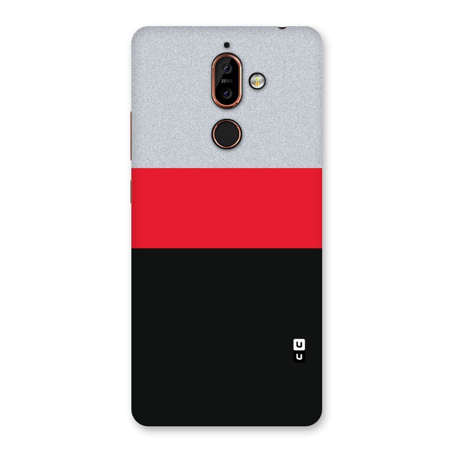 Cool Melange Stripe Back Case for Nokia 7 Plus