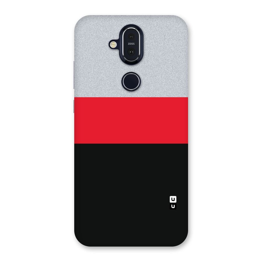 Cool Melange Stripe Back Case for Nokia 8.1