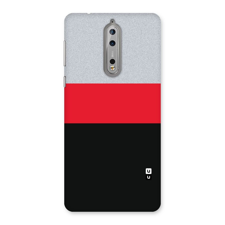Cool Melange Stripe Back Case for Nokia 8