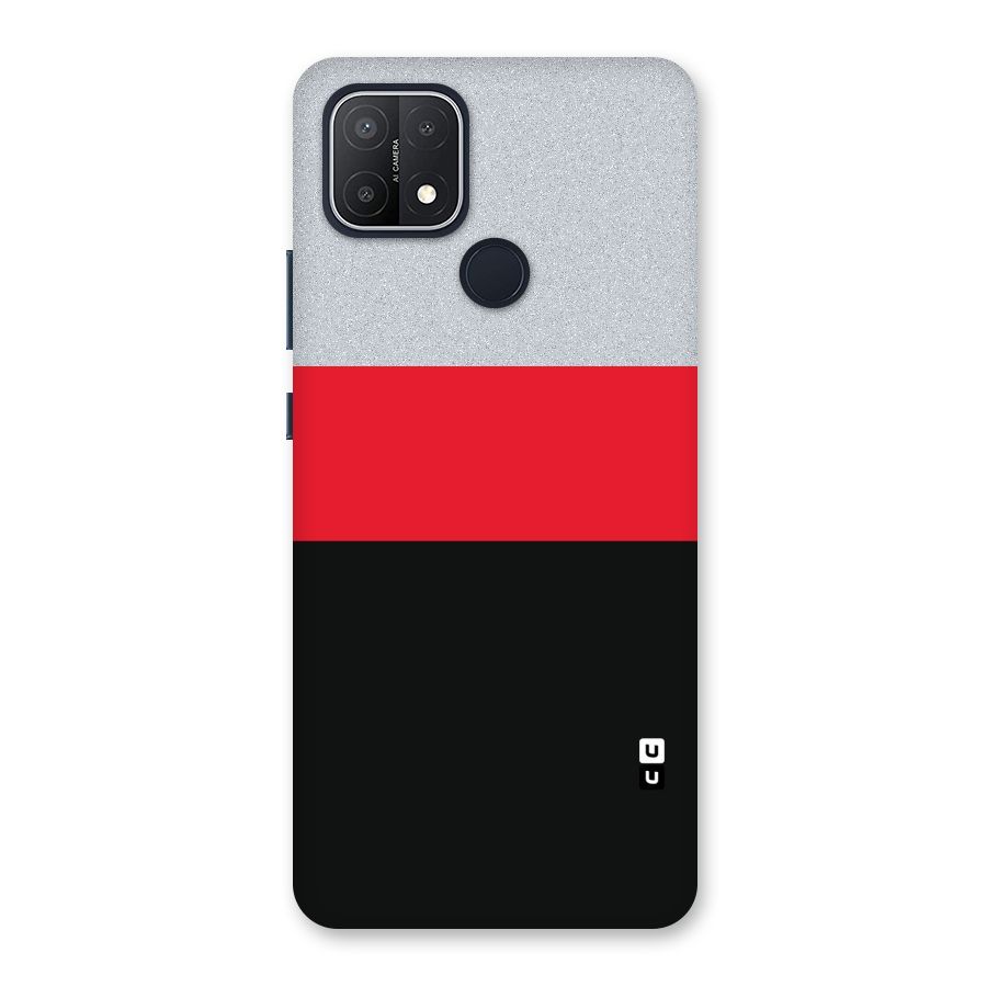 Cool Melange Stripe Back Case for Oppo A15