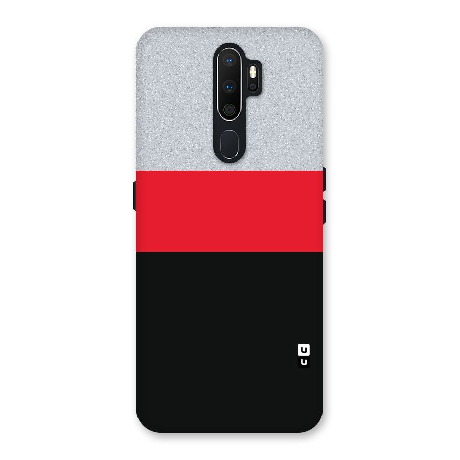Cool Melange Stripe Back Case for Oppo A5 (2020)