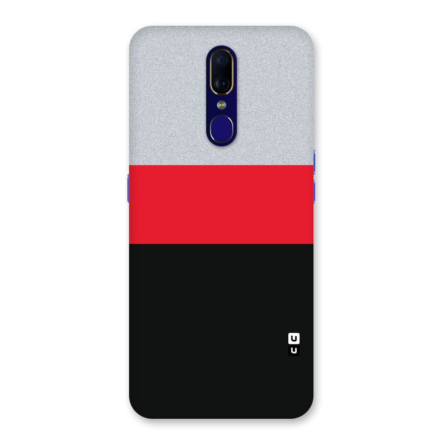 Cool Melange Stripe Back Case for Oppo A9