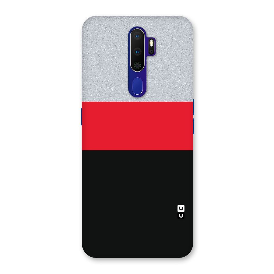 Cool Melange Stripe Back Case for Oppo A9 (2020)
