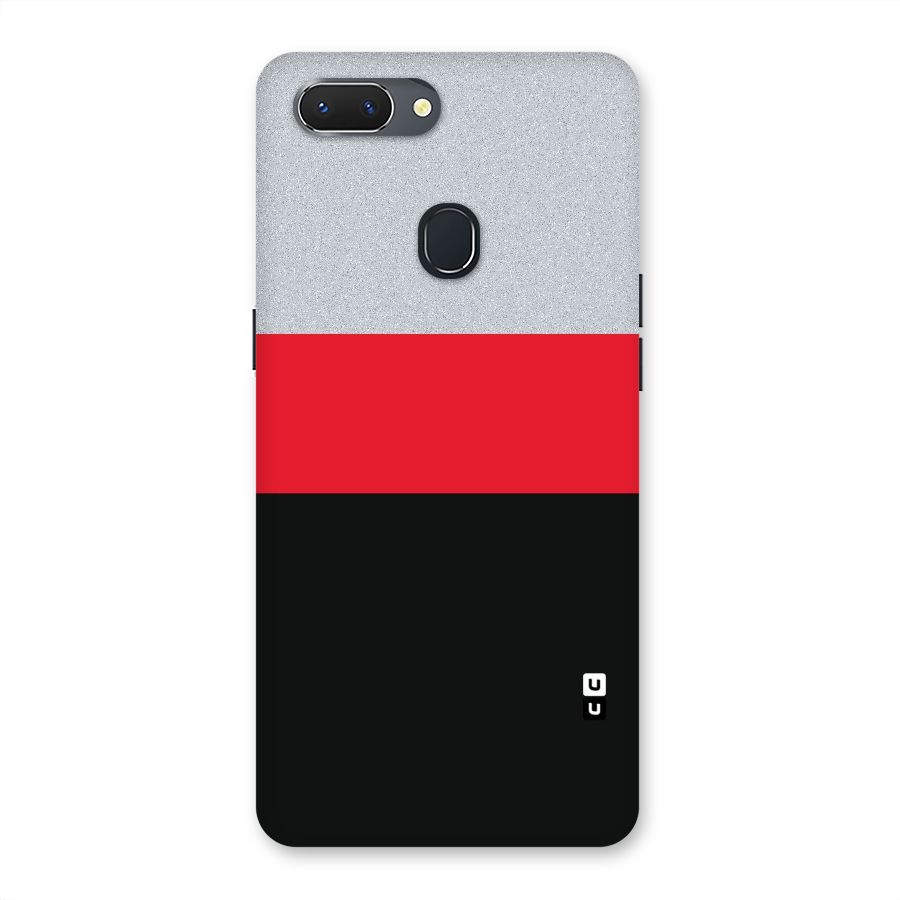 Cool Melange Stripe Back Case for Oppo Realme 2