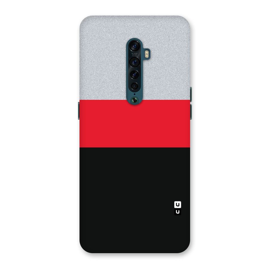 Cool Melange Stripe Back Case for Oppo Reno2