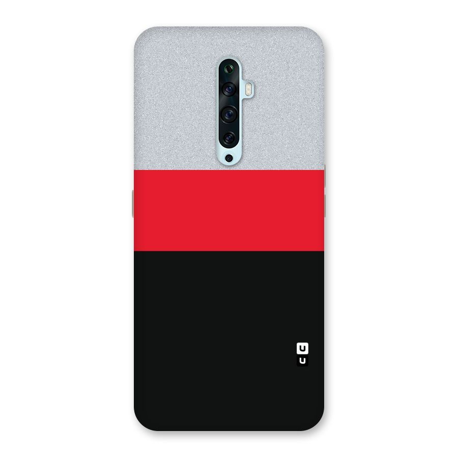 Cool Melange Stripe Back Case for Oppo Reno2 F