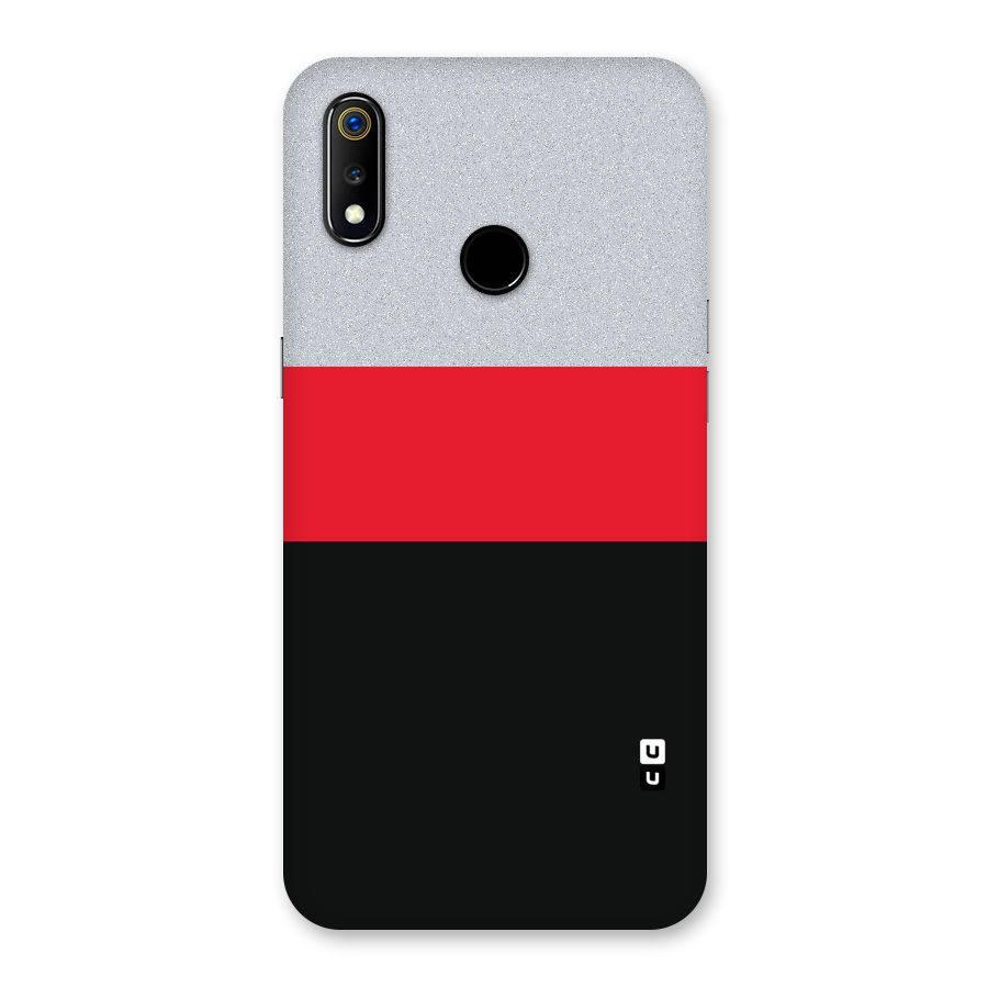 Cool Melange Stripe Back Case for Realme 3